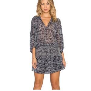 Ulla Johnson Samira Silk Drop Waist Dress Sz 4